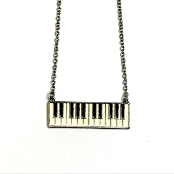 Poshmark @thegreycat Jewelry - Piano music class instrument lover necklace